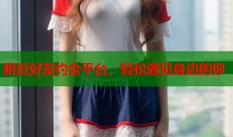 附近好友约会平台，轻松遇见身边的你