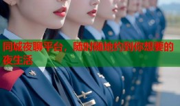 同城夜聊平台，随时随地约到你想要的夜生活