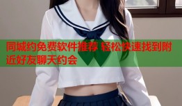 同城约免费软件推荐 轻松快速找到附近好友聊天约会