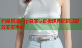 约爱同城app真实认证极速匹配同城高效交友平台