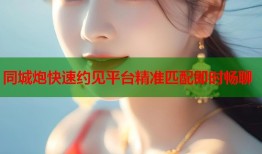 同城炮快速约见平台精准匹配即时畅聊