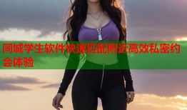 同城学生软件快速匹配附近高效私密约会体验