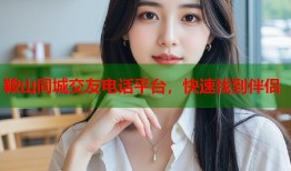 鞍山同城交友电话平台，快速找到伴侣