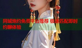 同城炮约免费平台推荐 极速匹配即时约聊体验