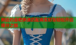 附近约会吧快速匹配真实好友轻松开启缘分之旅