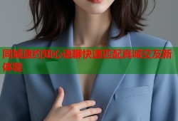 同城速约知心语聊快速匹配真诚交友新体验