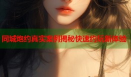 同城炮约真实案例揭秘快速约玩新体验