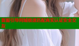 客服引导同城极速匹配真实认证安全交友