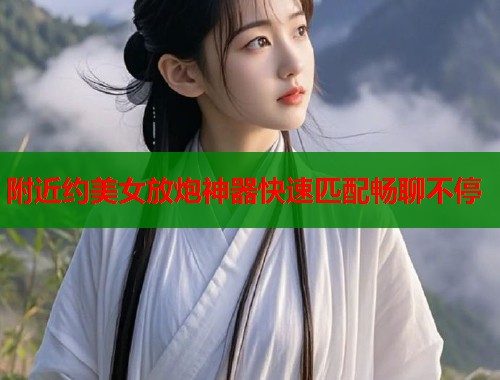 附近约美女放炮神器快速匹配畅聊不停